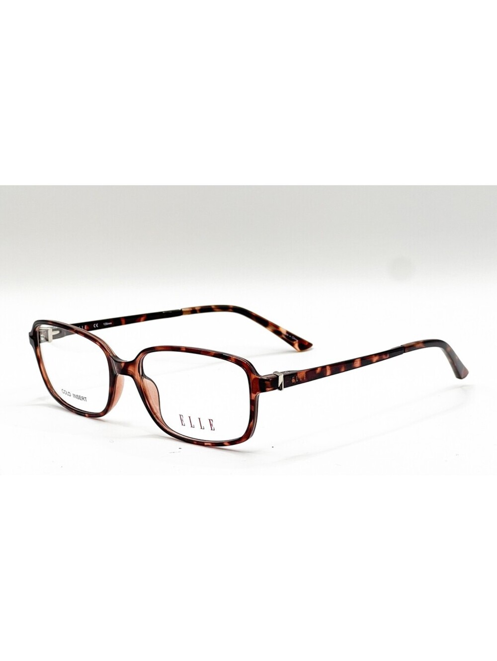 Elle EL13435 HV Havana Square Authentic Eyeglass Frames 52-16-135